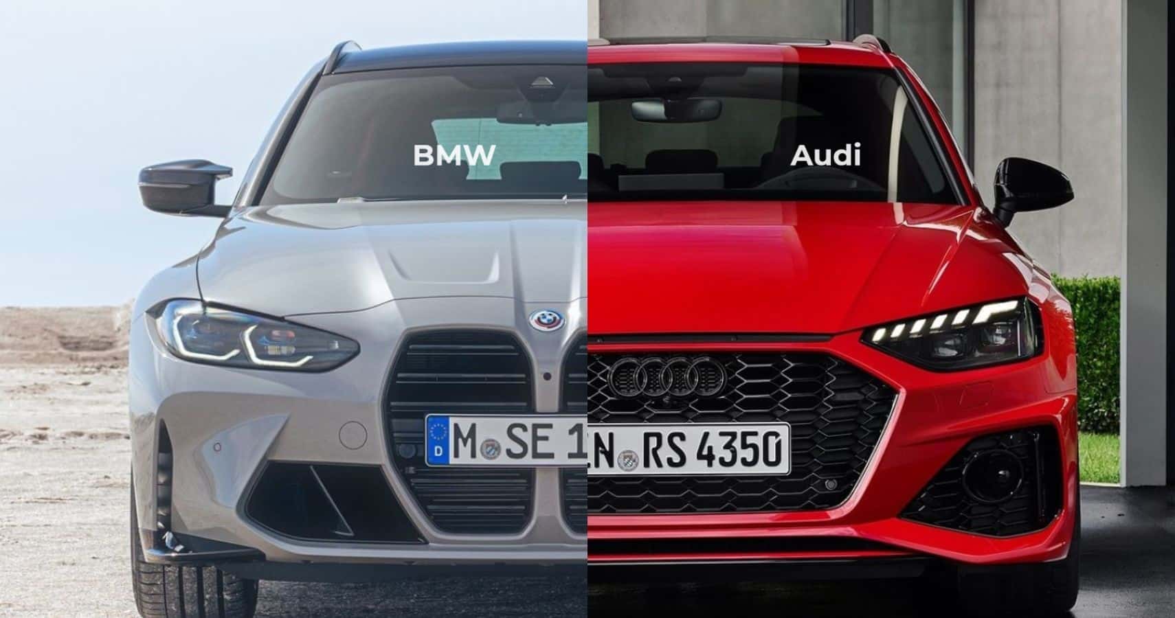 Battle of Speed and Space Audi RS6 Performance vs. BMW M3 Touring